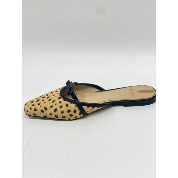 Sam Edelman Women's Carol Bow Tie Mules - Tan Cheetah 7M - Picture 3 of 7